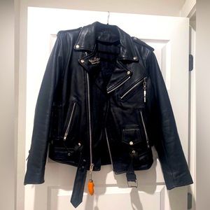 Harley Davidson leather motorcycle jacket